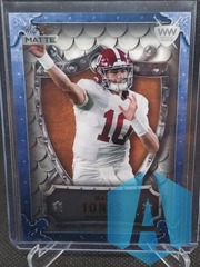 2021 Wild Card MATTE Mac Jones Blue Border WEEKEND WARRIOR RC #WWB-3
